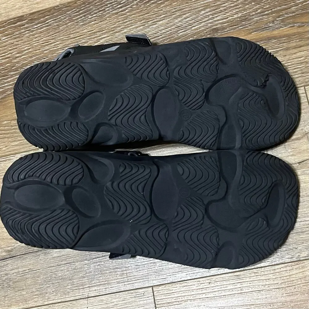 NWOT Hurley ODESSA Black/Gray Sport Strap Sandals Men's Size 10M Hiking Outdoors